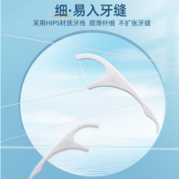 茶花一次性牙签便携牙线棒独立包装圆线清洁齿缝护齿成人牙签盒314003(ZM)