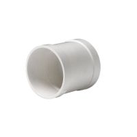 联塑(LESSO) PVC-U排水配件 直通(管箍)白色 DN110 10个