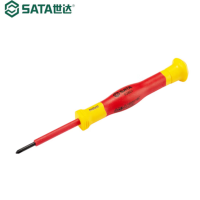 世达(SATA) VDE绝缘十字微型螺丝批PH1X50MM 63803