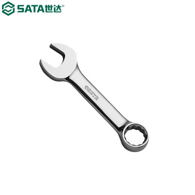 世达(SATA) 全抛光两用短扳手17MM 49208