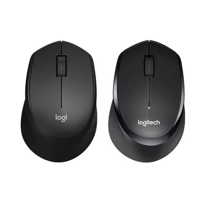 罗技/Logitech 轻音无线鼠标 M330 黑色 无线办公鼠标 售卖规格:1个