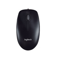 罗技/Logitech 有线鼠标 M90 黑色 售卖规格:1个