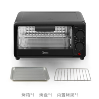 美的 电烤箱 PT10B3耀石黑(XY) 货期5-7天