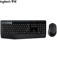 罗技 键鼠套装 MK345 无线键鼠套装 防泼溅 带掌托 带无线2.4G接收器 单位:套 货期20天