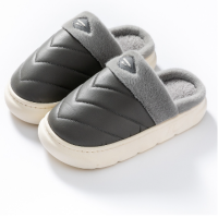 防水软底厚底棉拖鞋 灰色 40-41码 货期30天 单位:双