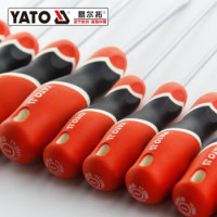 YATO/易尔拓 一字三色柄螺丝批 YT-25891 3×200mm 1把