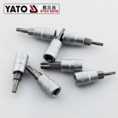 YATO/易尔拓 1/4寸一字旋具套筒 YT-7681 37mm 1个