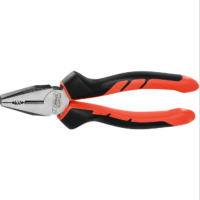 HOFFMANN/霍夫曼 组合钳,光亮,带双组分手柄套 701515 180 1把