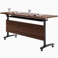 固定式折叠培训桌椅组合双人 140*50*75(含两椅)单位:套 货期20天