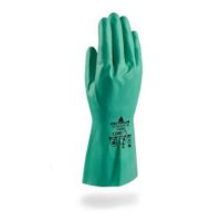 代尔塔(Deltaplus)201802 VE802丁腈防化手套 耐磨防油无衬里硅胶面掌纹 8.5# 1双