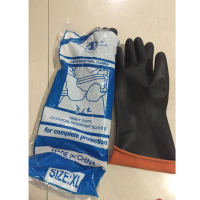 胶皮手套 工业耐酸碱 长度30cm 货期5天 单位:副