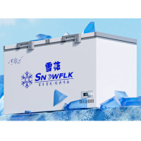 商用大容量卧式冰箱 数显598单温 铜管 1300*650*850mm 货期30天 单位:台