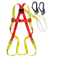 霍尼韦尔 DL-C2单挂点双挂钩集成式全身式安全带 配1.2米 缓冲系带肩部反光带 单位:个 货期10天