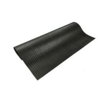 爱柯部落 绝缘垫 耐高压5KV橡胶垫1m×10m×3mm配电房用绝缘耐磨耐压防滑 黑色条纹经济款 111523