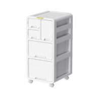 密得赛 可移动储物柜 四层白色 33*38*68CM 单位:个 货期20天