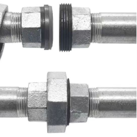 活接内丝水管接头 2.5寸=DN65 74mm螺纹直径 单位:个 货期15天