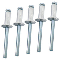 海斯迪克 开口型扁圆头抽芯铆钉 5×16mm 250个/袋 单位:袋 货期30天