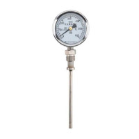 双金属温度计 WSS-411 0~600℃ 单位:根