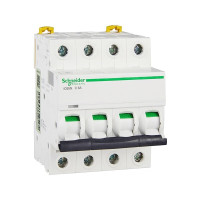 施耐德 交流预充电微型断路器 IC65N 4P C6A(A9F18406) 单位:个 货期15天