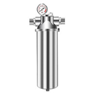 自来水不锈钢前置过滤器 16000L加厚卡扣款-1.5寸口 单位:个
