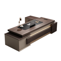 老板办公桌椅组合 2.4米[单侧柜] 单位:张 货期20天