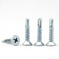 十字槽沉头自攻螺钉蓝白锌 燕尾钉 M4.2*13mm(100个)