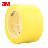 3M PVC标识警示胶带 471 黄色 50mm×33m 销售单位:卷