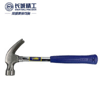长城精工 钢管柄羊角锤木工铁榔头家用铁锤工业级手锤拔钉锤子16oz 251092