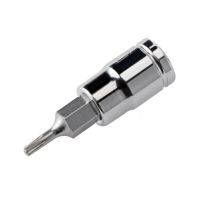 长城精工6.3mm花型旋具套筒小飞棘轮扳手套筒头螺丝批批头T30 566130