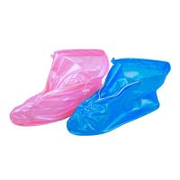 爱上雨天 防雨防水鞋套 808 PVC磨砂珠光 成人加厚带底高帮 单位:双