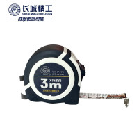 长城精工 钢卷尺家用小巧型卷尺木工包胶盒尺防摔耐用米尺3米*16mm 687643