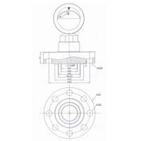 抗震压力表 YK-100F 精度等级1.6% 测量范围0-160MPa 单位:个 货期30天