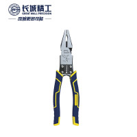 长城精工 多功能老虎钳钢丝钳万用剥线钳电工带剥线功能手钳8.5寸 211438