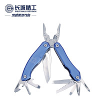 长城精工 多功能钳老虎钳钢丝钳家用手钳13合1户外便携工具手动刀 429211