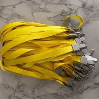 晟欣 工牌吊绳 50条 一体扣1.5cm宽黄色 单位:捆