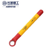 长城精工绝缘梅花扳手单头弯柄工业级耐高压10000V 17mm 361117