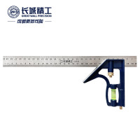 长城精工 活动角尺移动组合角尺高精度多功能加厚木工钢角尺300mm 130630