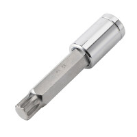 长城精工12.5mm100长十二角旋具套筒大飞旋具头1/2套头M16 585116