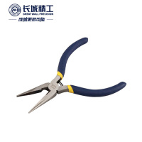 长城精工尖嘴钳迷你钳子多功能手工尖头钳小尖口钳小型115mm4.5寸 212004