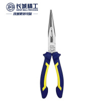 长城精工尖嘴钳手工尖头钳子长嘴尖口钳电工手钳剥线8寸 212568