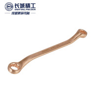 长城精工青铜防爆双梅扳手双头梅花扳手工业级纯铜16-18mm 815514