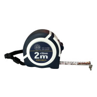长城精工 钢卷尺家用包胶防摔米尺小巧型木工卷尺加厚米尺圈尺7.5米 687667