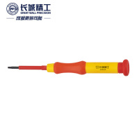 长城精工绝缘花型紧密螺丝批内六花螺丝刀工业级电工工具T10*50mm 294110