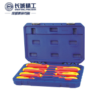 长城精工绝缘螺丝批套装电工螺丝刀工具组套耐高压工业级塑盒7件 288107