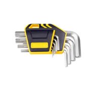 长城精工 内六角扳手六棱螺丝刀平头标准内六方扳手工具组套1.5-10 338809B