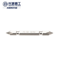 长城精工双头旋具头螺丝批刀杆旋具杆批头刀头6.3mm系列65mm长PH1 480001