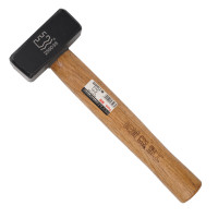 长城精工石工锤方头木柄砸墙榔锤子工地用工具大榔头铁锤1250g 259034