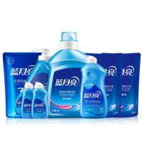 蓝月亮 洗衣液套装10.32斤薰衣草亮白2kg+薰亮白1kg瓶×2+神器500g×2+旅行装80g×2单位:套货期20天