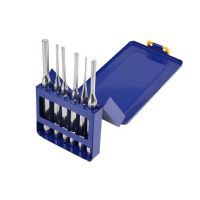 长城精工销冲样冲中心冲定位冲打孔冲中心冲子钻孔扁凿6件 419906