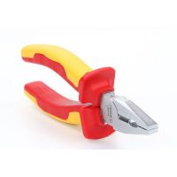 长城精工钳子VDE绝缘钢丝钳老虎钳克丝钳工业级手钳电工专用6寸 211906